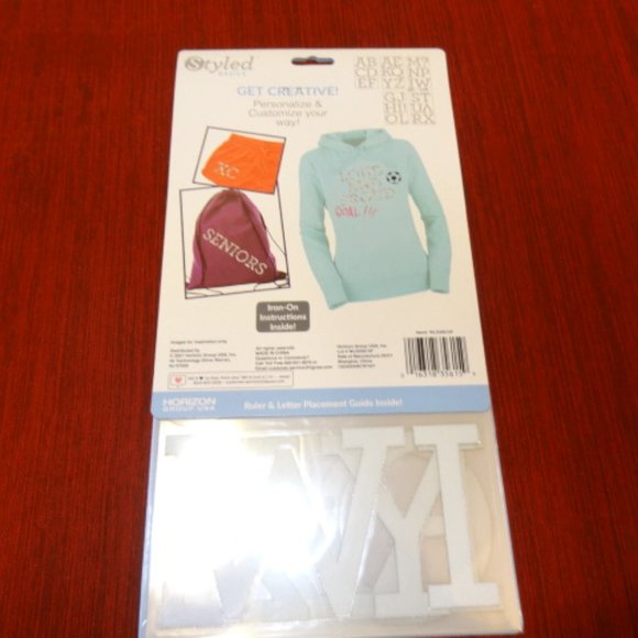 Set Of 3 Packs Iron-On Letters, w/5 Sheets Each - Picture 3 of 4